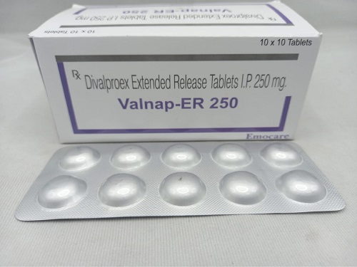 Divalproex Sodium I.P Eqv. To Valproic Acid 250 mg