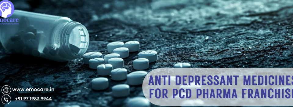 Anti Depressant Medicines for PCD Pharma Franchise